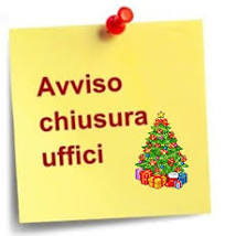 Chiusura Uffici e Servizi Festività Natalizie 2025